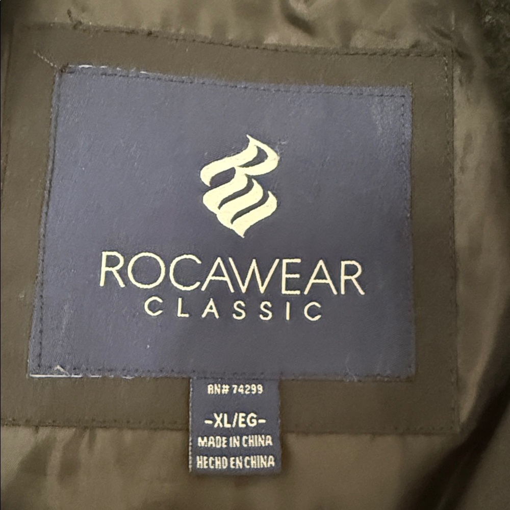 Rocawear Black Hooded winter Jacket - Picture 4 of 7